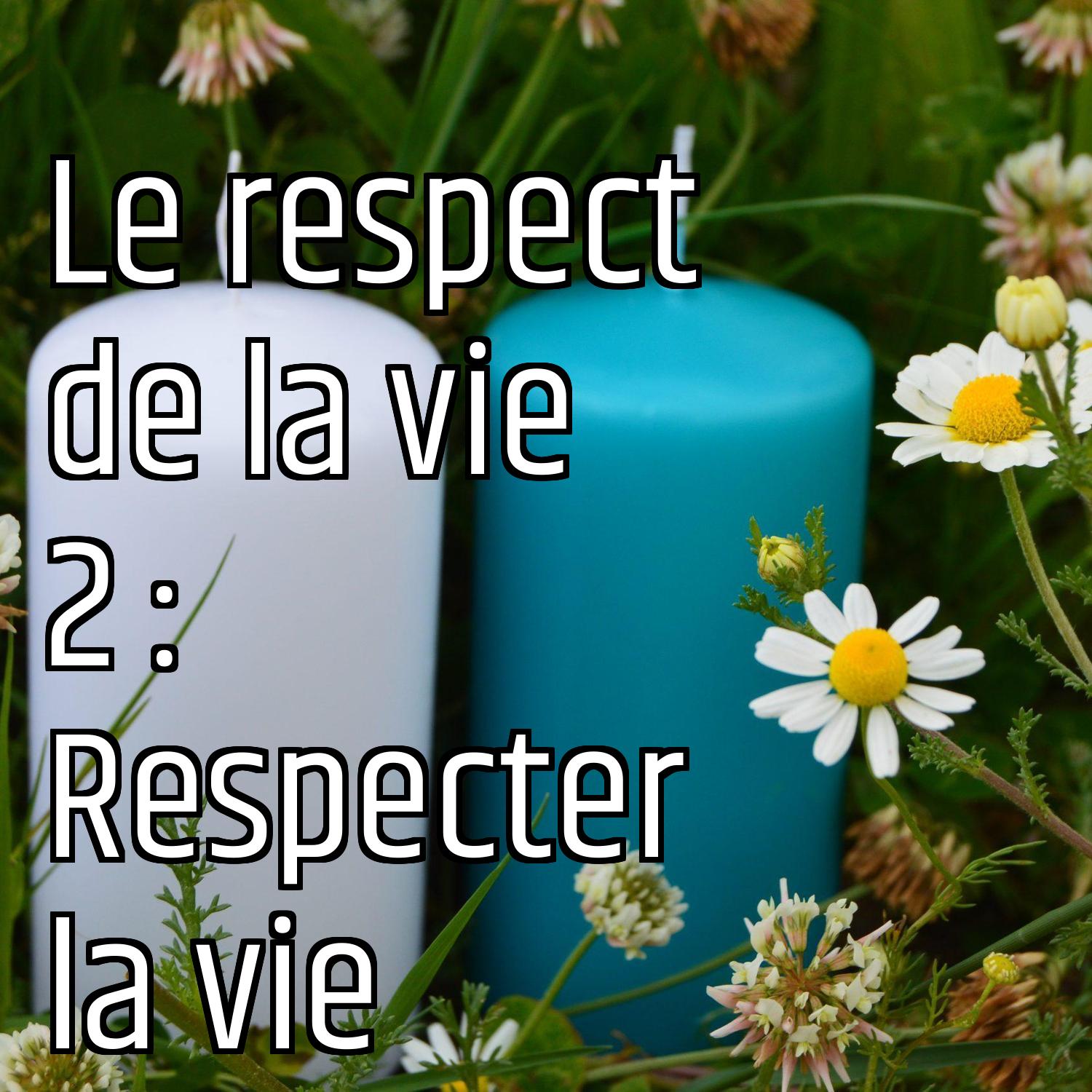 Le respect de la vie  2 : Respecter la vie